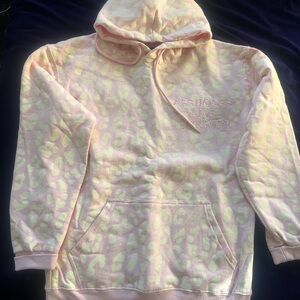 Assholes Live Forever Pink Leopard Print Hoodie